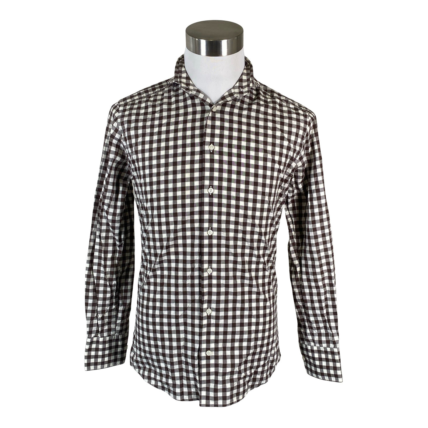 Miesten SuitSupply - Kauluspaita, koko M - Ruskea (1)