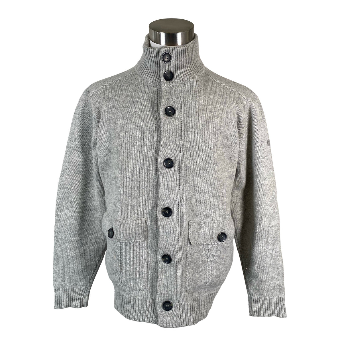 Miesten Pierre Cardin - Neuletakki, koko L - Harmaa (1)