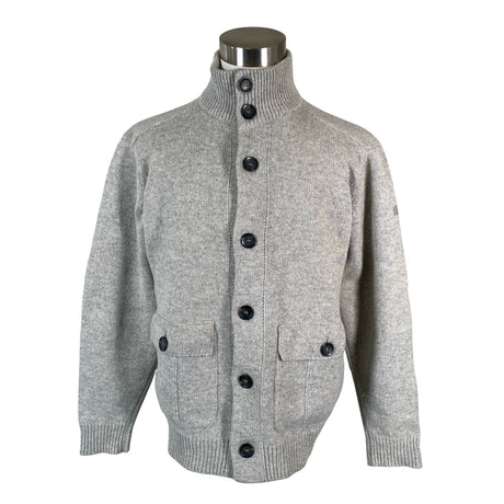 Miesten Pierre Cardin - Neuletakki, koko L - Harmaa ()