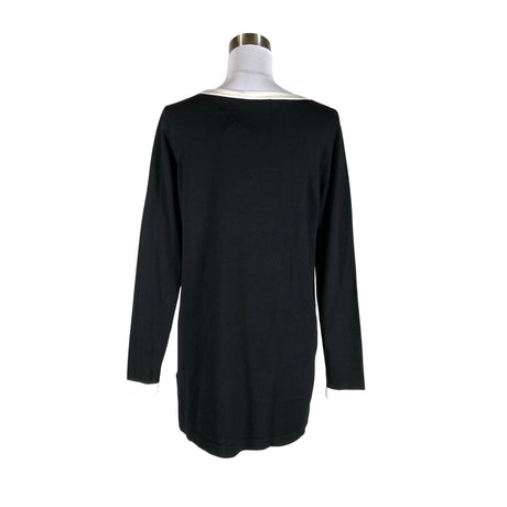 Naisten August Silk - Neuletunika, koko 40 - Musta (2)
