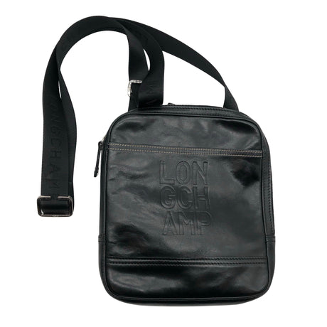 Unisex Longchamp - Olkalaukku, koko Midi - Musta ()