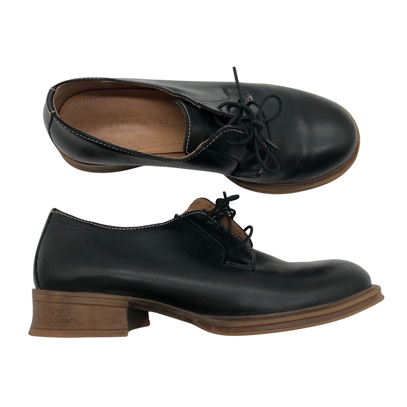 Naisten Ten Points - Kävelykengät, koko 38 - Musta (1)