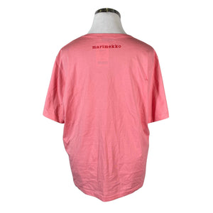 Naisten Marimekko - T-paita, koko 44 - Vaaleanpunainen (2)