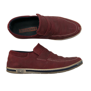 Miesten Bullboxer - Loaferit, koko 42 - Viininpunainen (1)