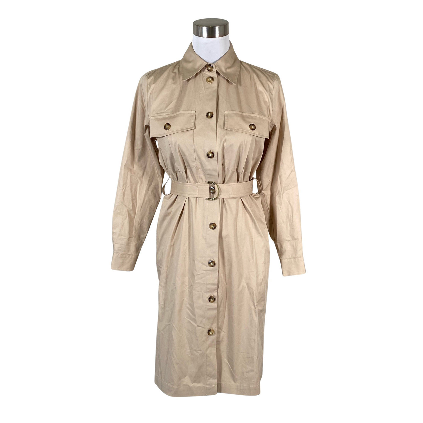 Naisten Lene Sand - Kangasmekko, koko 34 - Beige (1)
