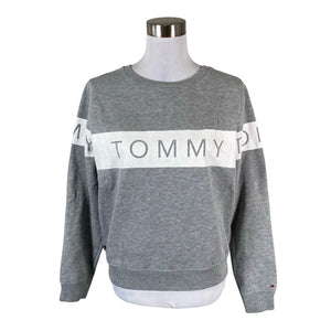 Naisten Tommy Hilfiger - Collegepaita, koko 38 - Harmaa (1)