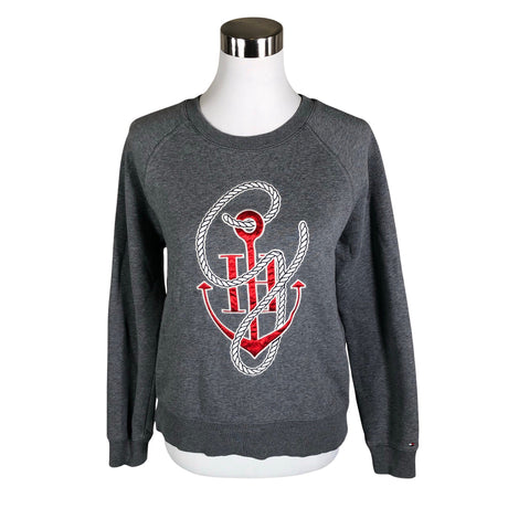 Naisten Tommy Hilfiger - Collegepaita, koko 38 - Harmaa ()
