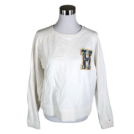 Naisten Tommy Hilfiger - Collegepaita, koko 36 - Luonnonvalkoinen ()