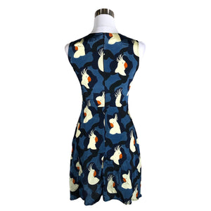 Naisten Samuji - Sifonkimekko, koko 36 - Sininen (2)