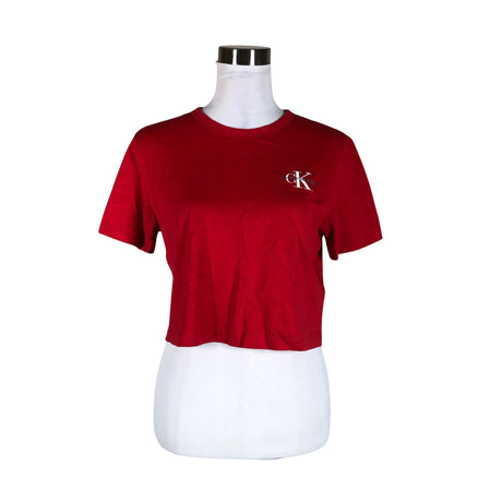 Naisten Calvin Klein Jeans - T-paita, koko 36 - Punainen ()