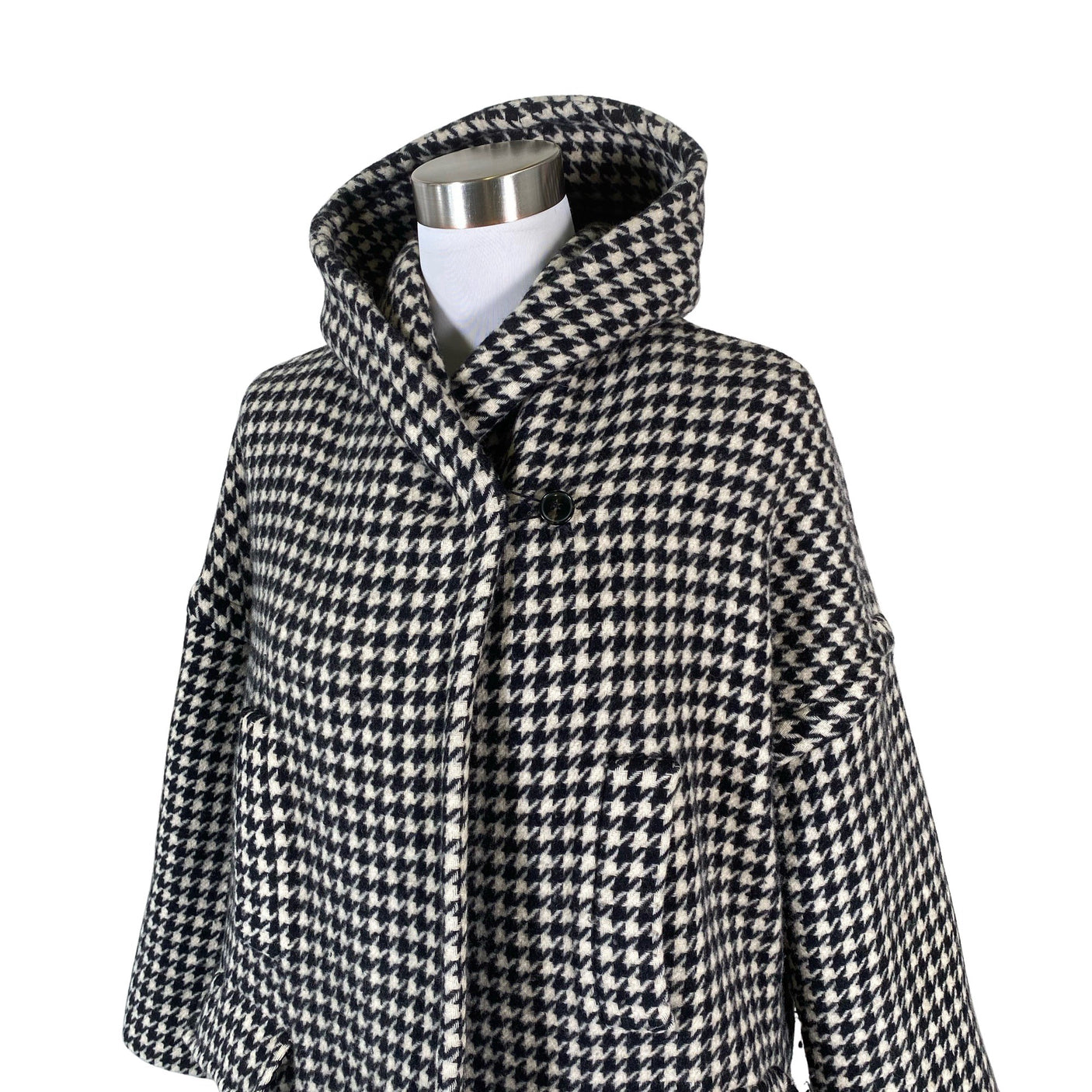 Naisten MaxMara - Villakangastakki, koko 38 - Musta (3)