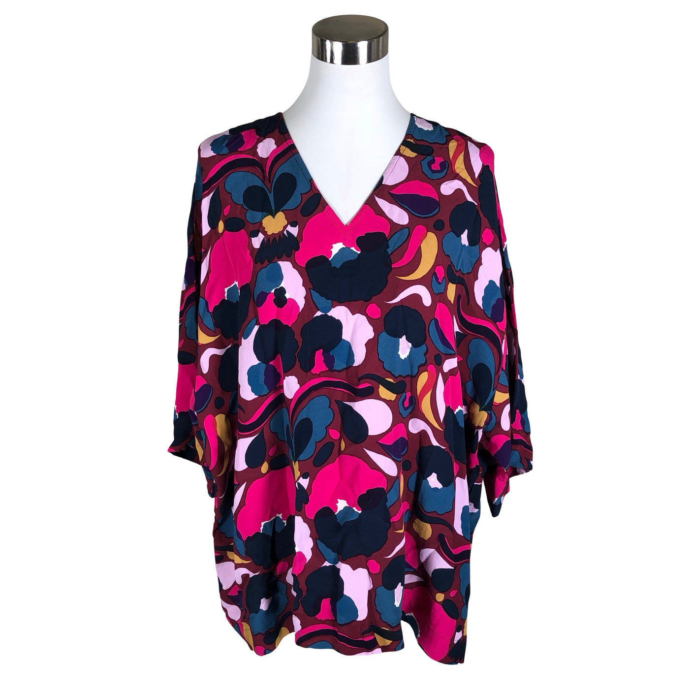 Naisten Marimekko - Lyhythihainen pusero, koko 40 - Sininen (1)