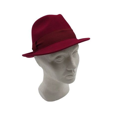 Naisten Faustmann - Hattu, koko 54 - 56 cm - Viininpunainen ()