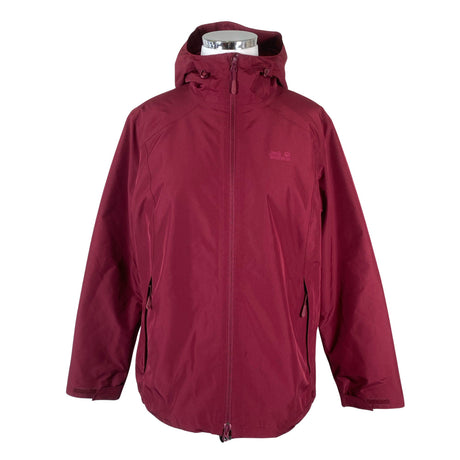 Naisten Jack Wolfskin - Kevyttoppatakki, koko 44 - Viininpunainen ()