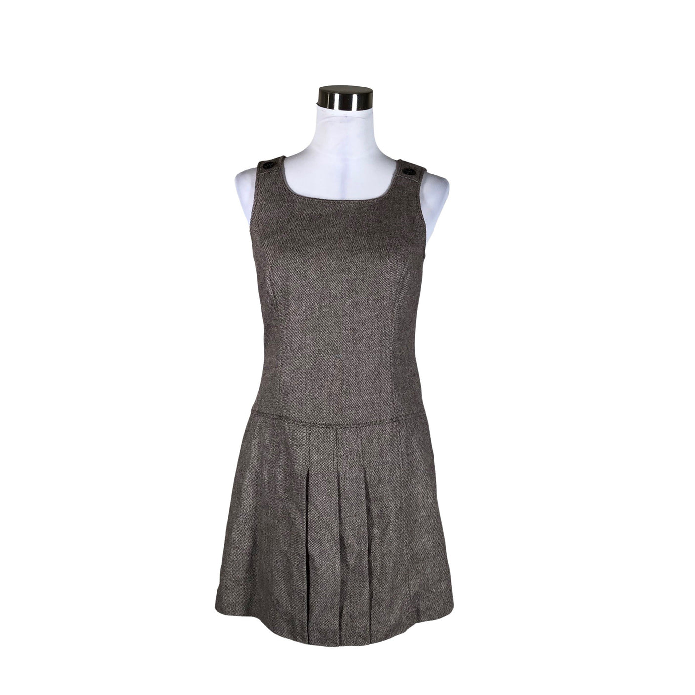 Naisten Esprit - Kangasmekko, koko 36 - Ruskea (1)