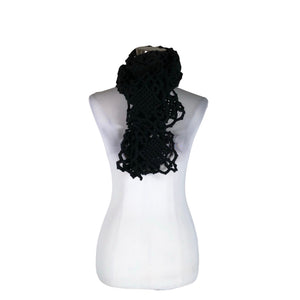 Naisten Handmade - Kaulaliina, koko Maxi - Musta (1)
