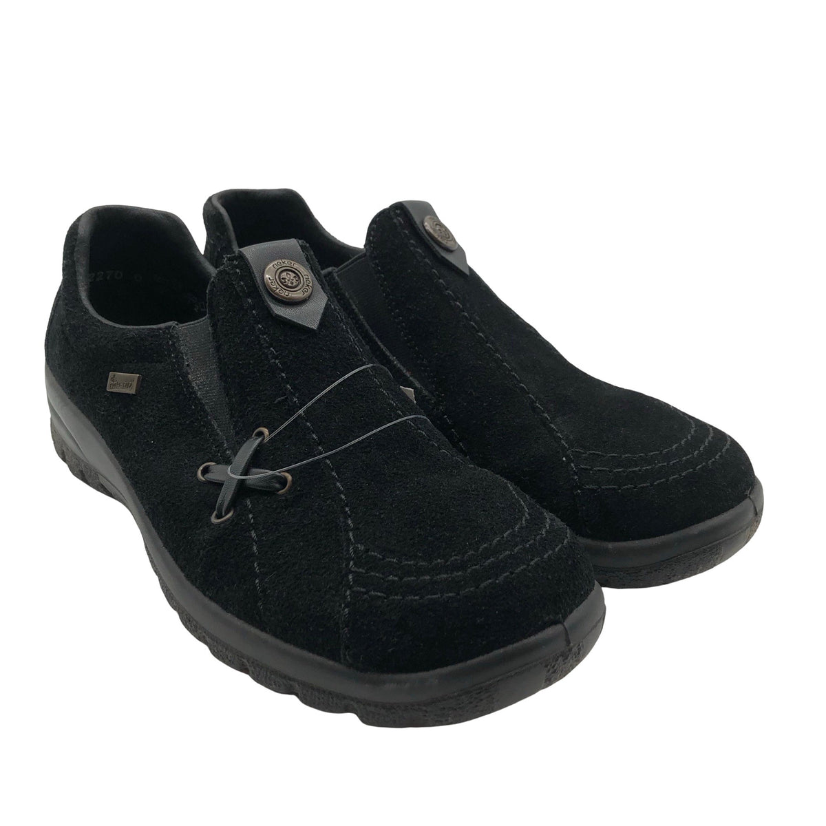 Naisten Rieker - Loaferit, koko 38 - Musta (2)