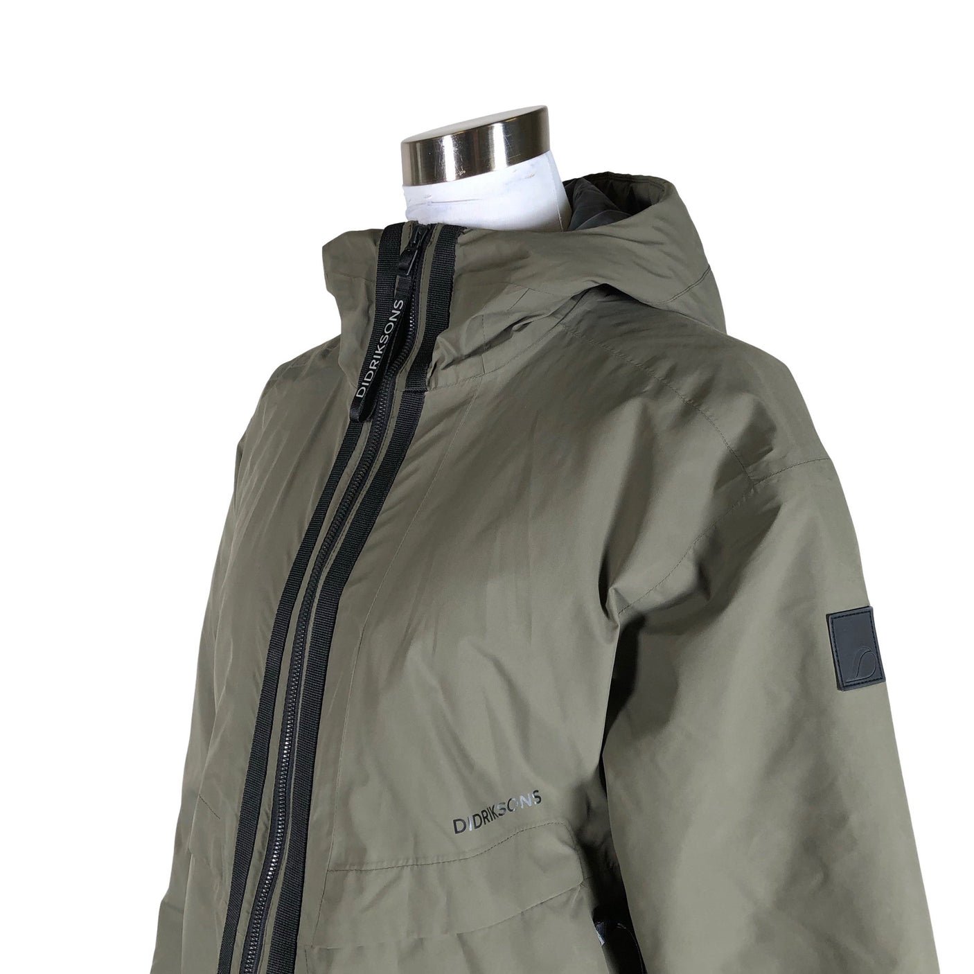 Naisten Didriksons - Kevyttoppatakki, koko 36 - Vihreä (3)