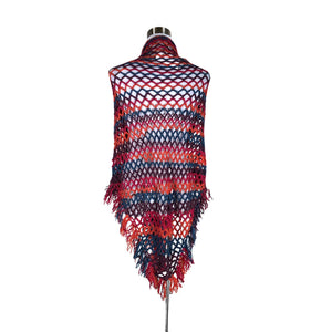 Naisten Handmade - Hartiahuivi, koko Maxi - Punainen (2)