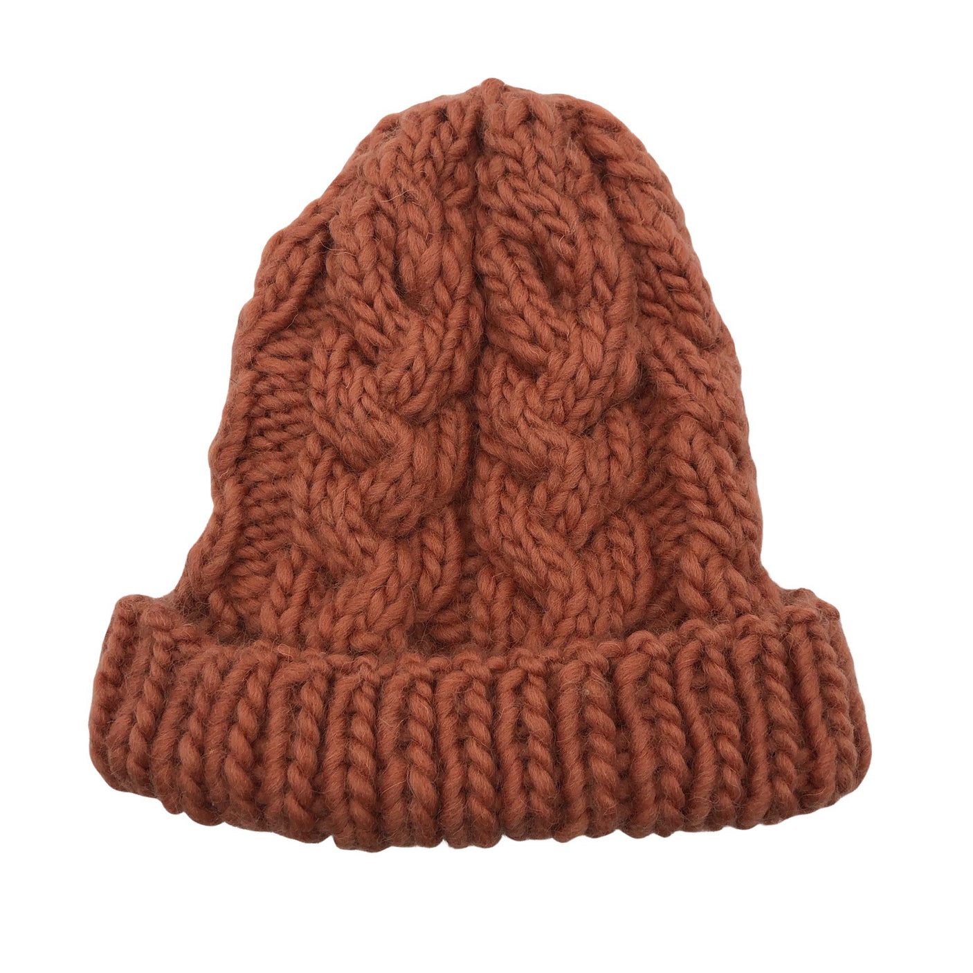 Naisten Handmade - Talvipipo, koko 52 - 54 cm - Oranssi (1)