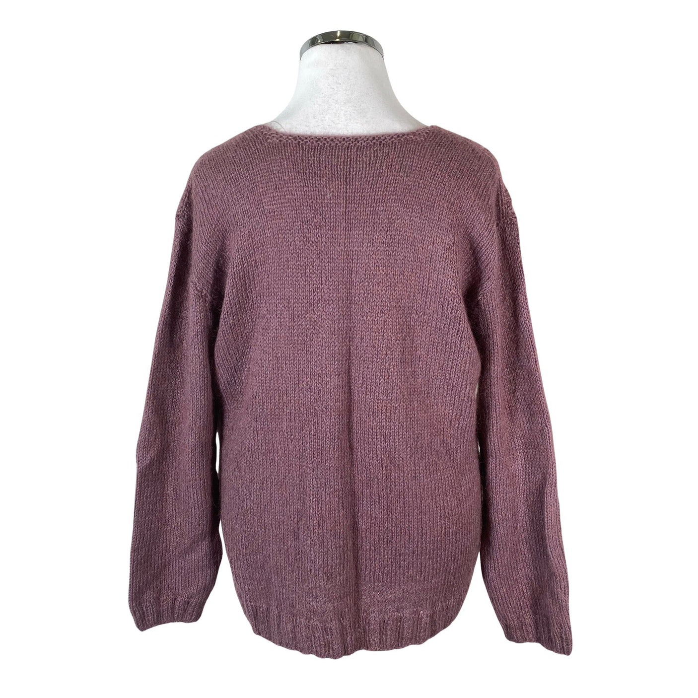 Naisten Handmade - Neulepaita, koko 42 - Violetti (2)