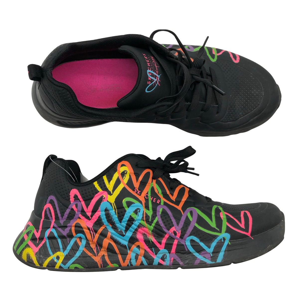 Naisten Skechers - Tennarit, koko 41 - Musta (1)