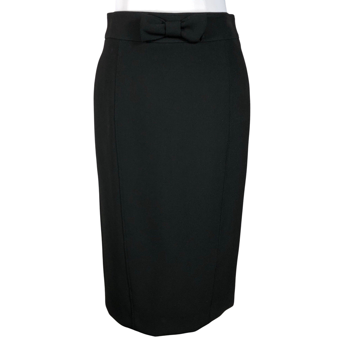 Naisten Burberry - Suora hame, koko 38 - Musta (1)