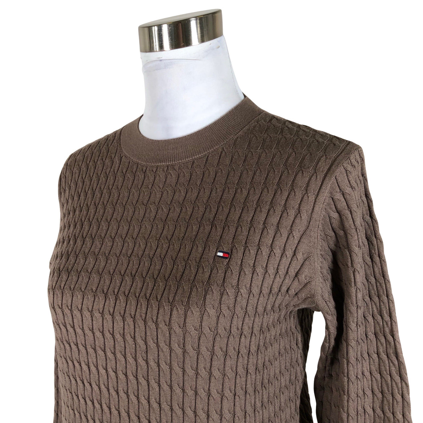 Naisten Tommy Hilfiger - Neulepaita, koko 34 - Ruskea (3)