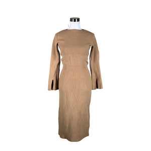 Naisten Uniqlo - Neulemekko, koko 34 - Ruskea (1)
