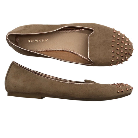 Naisten Depeche - Ballerinat, koko 37 - Beige ()