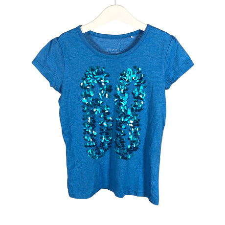 Tyttöjen Esprit - T-paita, koko 146 - 152 - Sininen ()