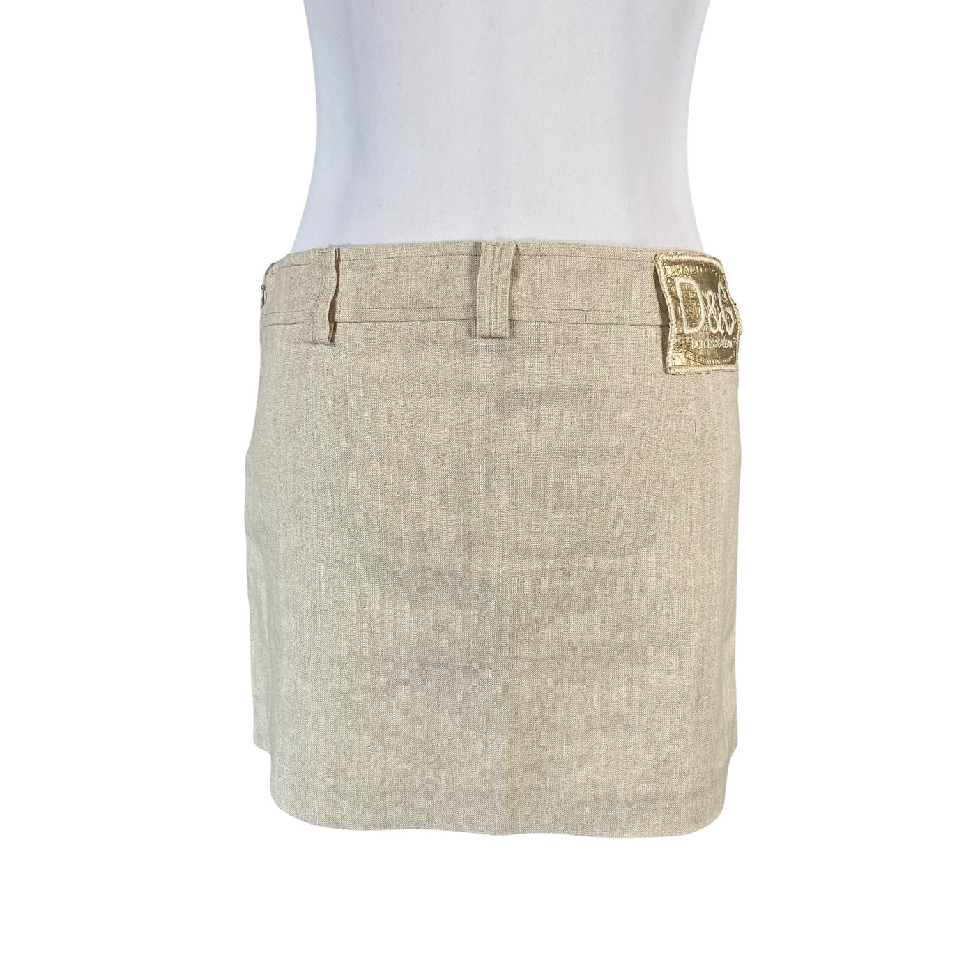 Naisten Dolce&Gabbana - Kangashame, koko 36 - Beige (2)