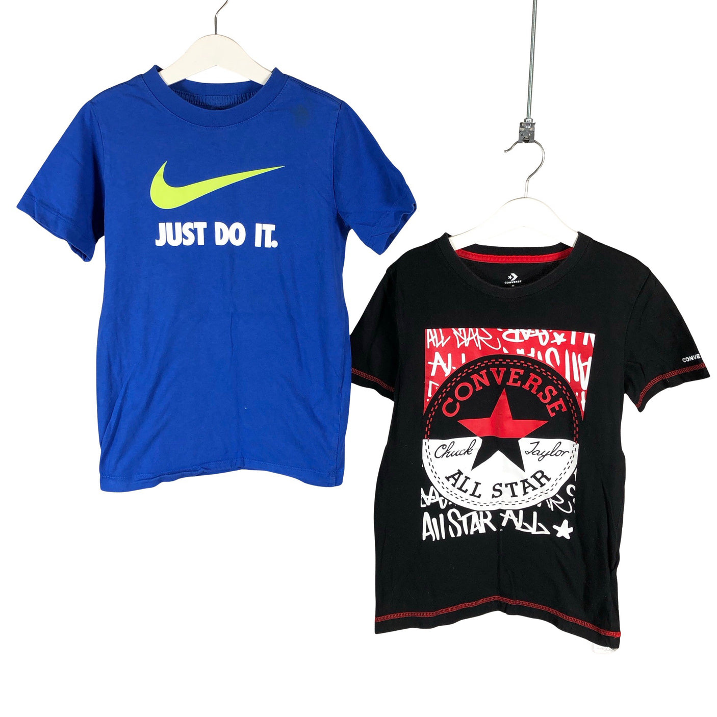 Unisex Converse - T-paita, koko 128 - 134 - Musta (1)