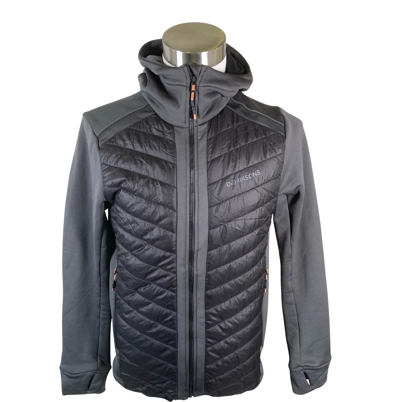 Miesten Didriksons - Verryttelytakki, koko M - Harmaa (1)