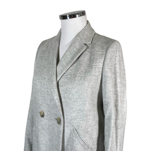 Naisten Massimo Dutti - Villakangastakki, koko 42 - Harmaa (3)