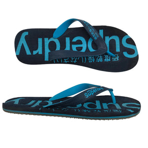 Miesten Superdry - Rantasandaalit, koko 44 - Sininen (1)