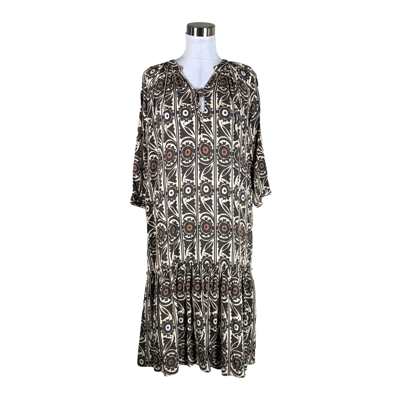 Naisten Mos Mosh - Sifonkimekko, koko 34 - Beige (1)