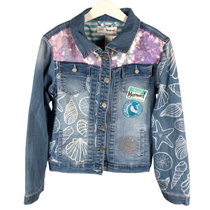 Unisex Desigual - Farkkutakki, koko 146 - 152 - Vaaleansininen (1)