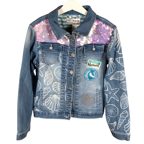 Unisex Desigual - Farkkutakki, koko 146 - 152 - Vaaleansininen ()