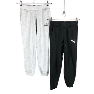 Unisex Puma - Collegehousut, koko 158 - 164 - Harmaa (1)