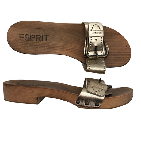 Naisten Esprit - Sandaalit, koko 38 - Kulta ()