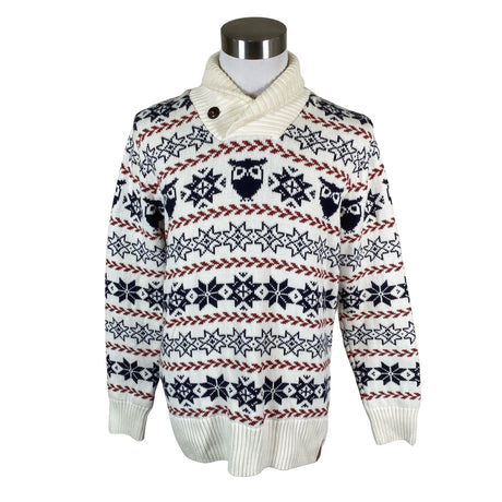 Miesten Knowledge Cotton Apparel - Neulepaita, koko XL - Luonnonvalkoinen ()