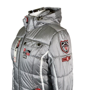 Naisten Icepeak - Toppatakki, koko 42 - Hopea (3)