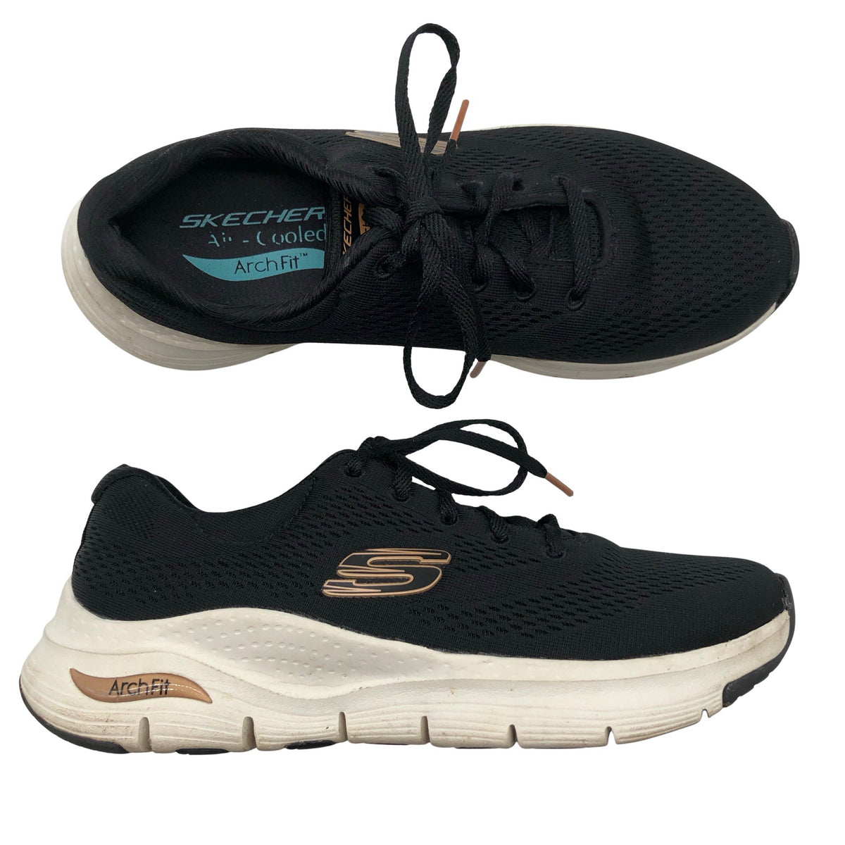 Naisten Skechers - Lenkkarit, koko 38 - Musta (1)