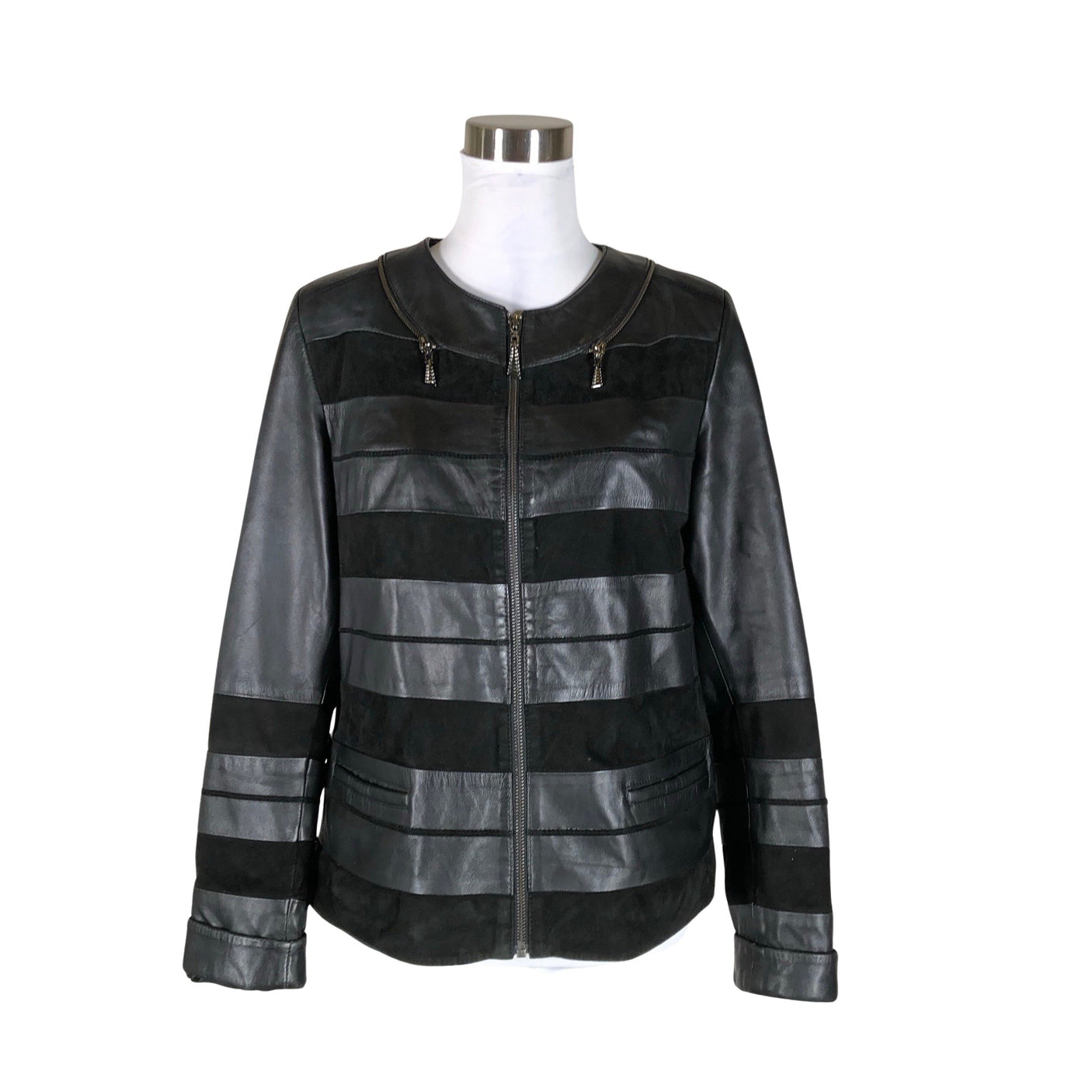 Leather jacket, size 40