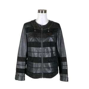 Leather jacket, size 40