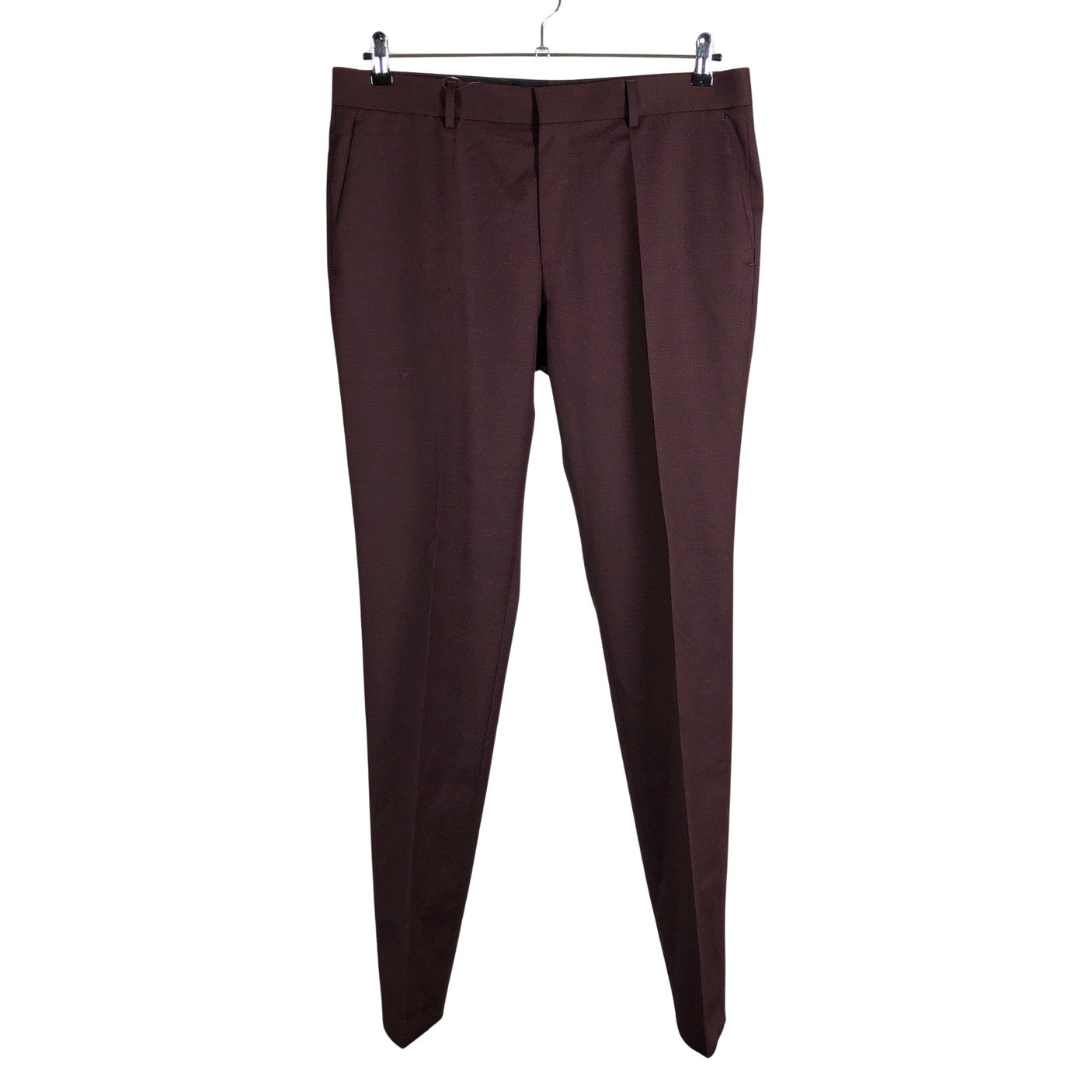 Miesten Hugo Boss - Puvun housut, koko XL - Viininpunainen (1)