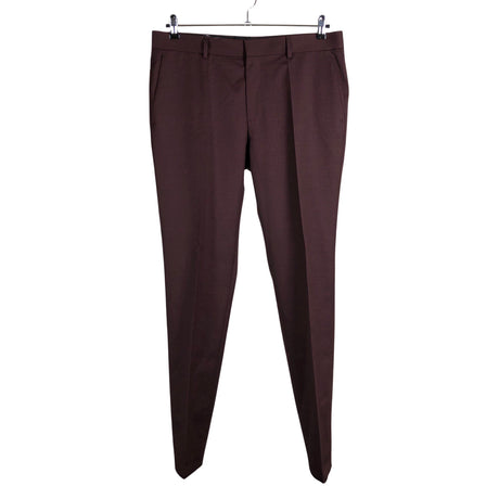 Miesten Hugo Boss - Puvun housut, koko XL - Viininpunainen ()