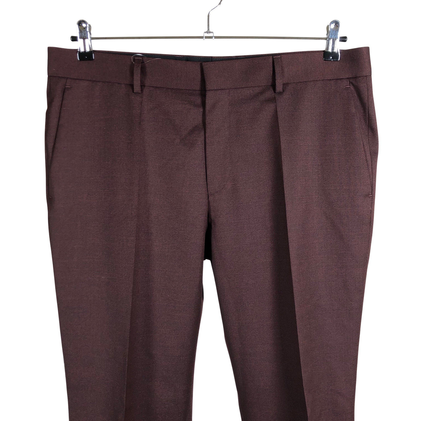 Miesten Hugo Boss - Puvun housut, koko XL - Viininpunainen (3)