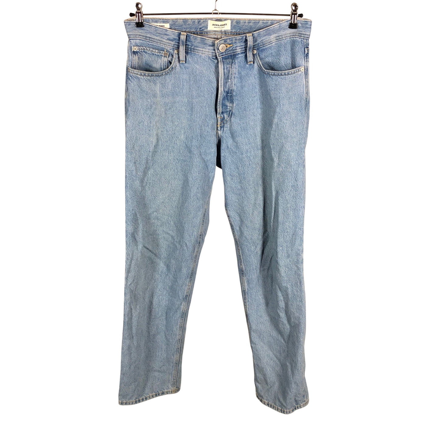 Miesten Jack & Jones - Farkut, koko W32 - Vaaleansininen (1)